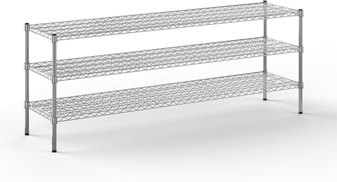 18" Deep x 72" Wide x 27" Height Wire Shelving Kit | 3-Tier | NSF Commercial by Regal+Altair