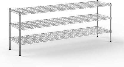 18" Deep x 72" Wide x 27" Height Wire Shelving Kit | 3-Tier | NSF Commercial by Regal+Altair