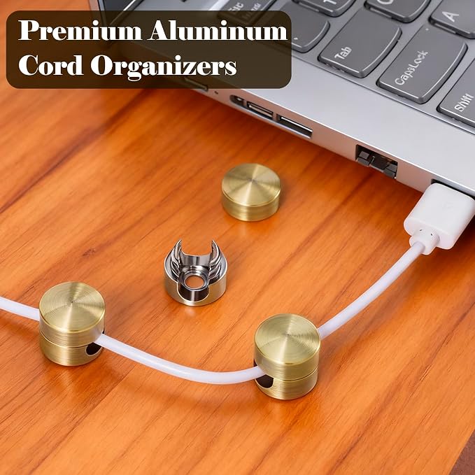3 Sets Cord Holder Organizer for Nightstands, Adhesive Cable Clips Charger - Image 5