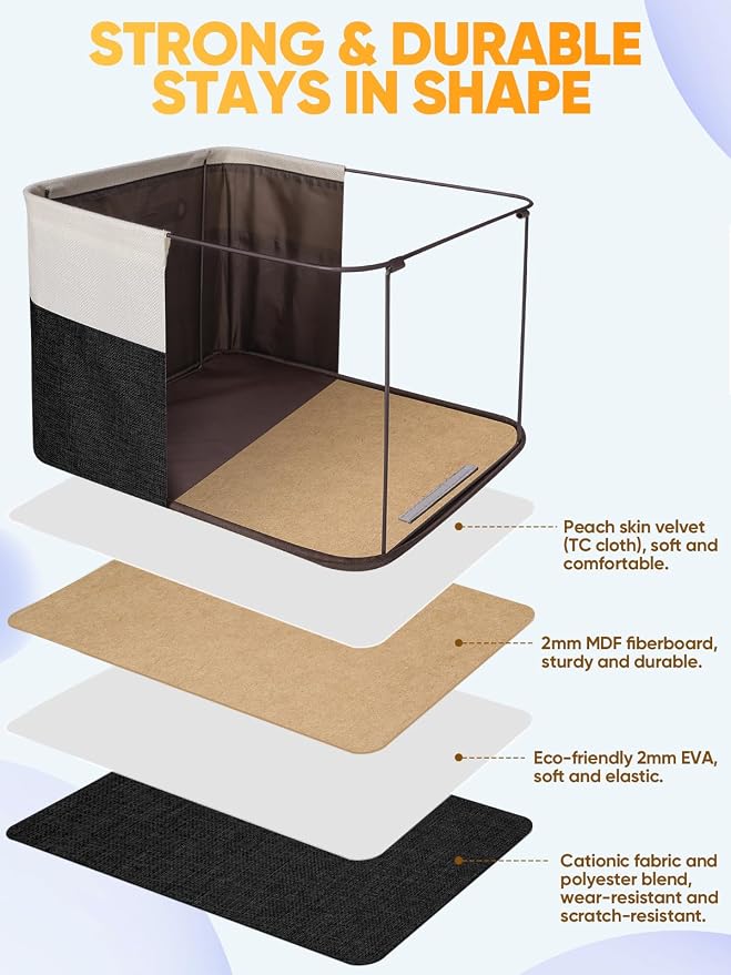 BALEINE 1 Pack Fabric Storage Bins - Image 3