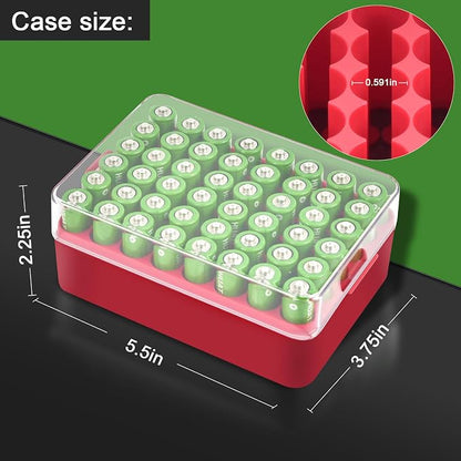 ALCYON Battery Organizer Storage Case, Battery Vault Box Container - Image 4