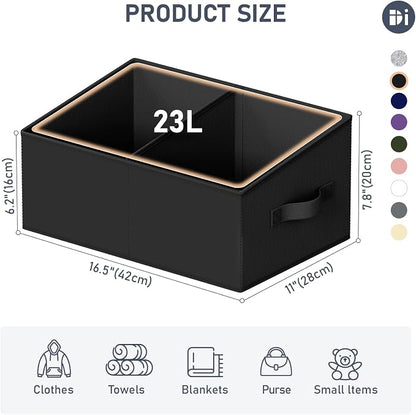 DIMJ Large Closet Shelf Organizer Bins 8 Packs - Image 3