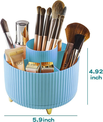 360° Rotate Makeup Brush Holder Organizer, Makeup Organizers Countertop - Image 5