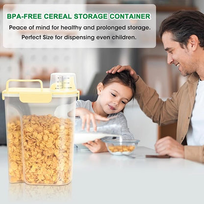 TBMax Airtight Rice Container 10 Lbs, Cereal Dispenser, Travel Pet Cat Dog Food - Image 4