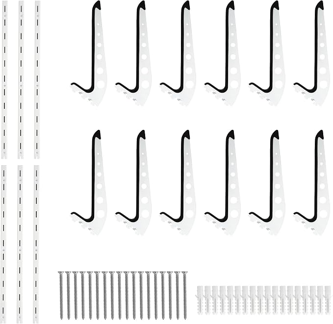 6 Board Surf Rack Wall Mount for Surfboard, Snowboard Storage Adjustable Wall - Image 6