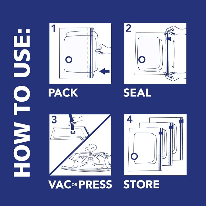 Hefty Shrink-Pak Vacuum Storage Bags – - Image 4