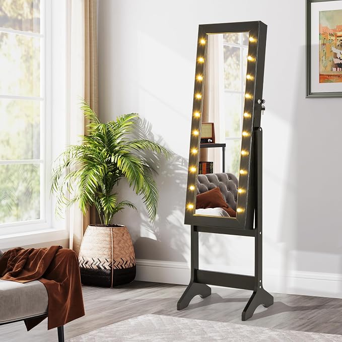 Giantex Standing Jewelry Armoire - Image 2