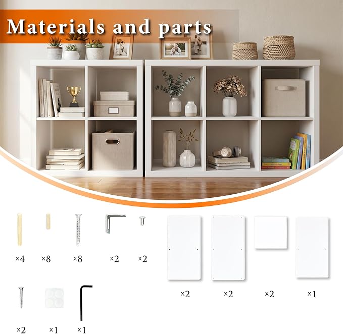 WannabeMyself【2026 Wooden Thick Frame】 4 Cube Storage Organizer - Image 7