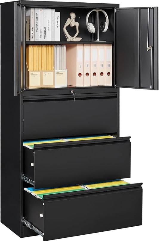 SISESOL 3 Drawer Lateral File Cabinet by SISESOL