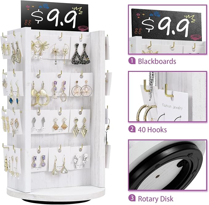 Pinzoveco Rotating Earring Display Stands - Image 2