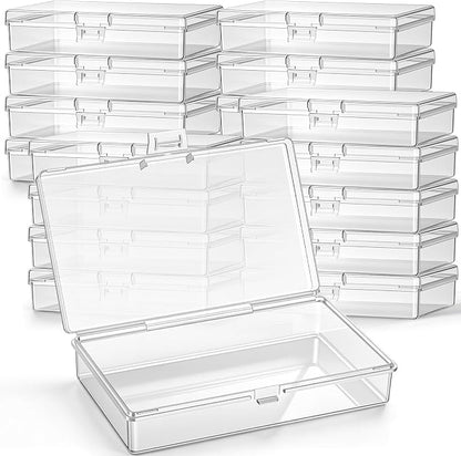 Jetec 18 Pieces Mini Plastic Clear Beads Storage Containers Box by Jetec
