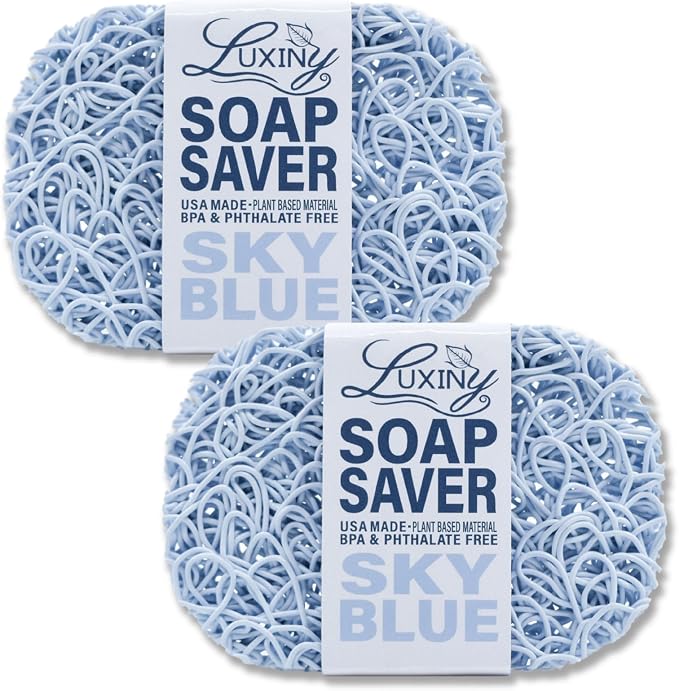 Soap Savers for Bar Soap & Shampoo Bar Holder, American Made by Luxiny by Luxiny