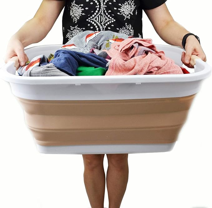 SAMMART 41L Collapsible Plastic Laundry Basket - Image 8