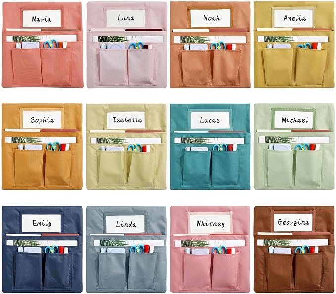 gisgfim 12 Pcs Small Chair Pockets by gisgfim