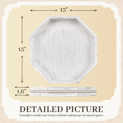 Wooden Decorative Tray, Small Serving Tray - Image 2