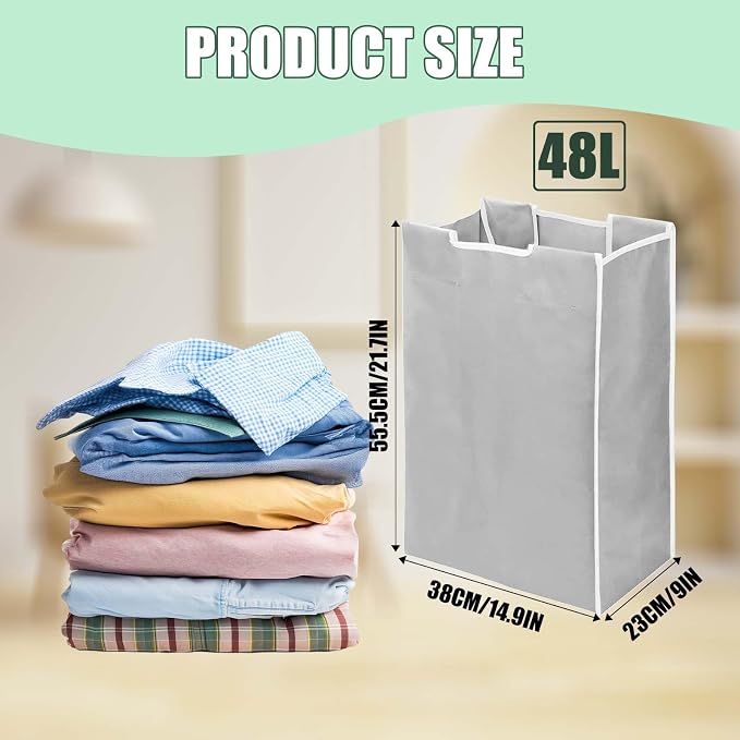 3 Pcs Laundry Sorter Replacement Bags Hamper Cart Removable Replacement Laundry - Image 2