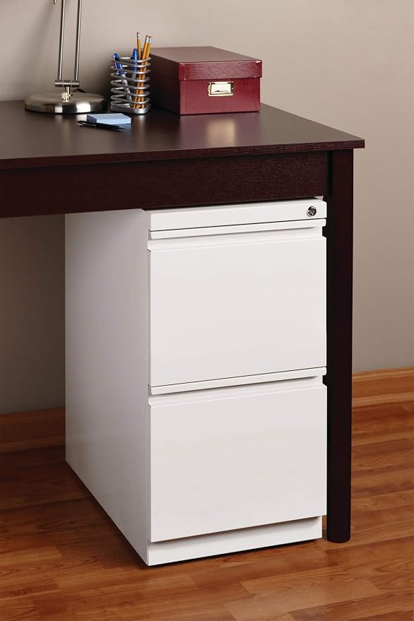 20 Inch Deep Metal Mobile Pedestal File 2 Drawer File-File - Image 2