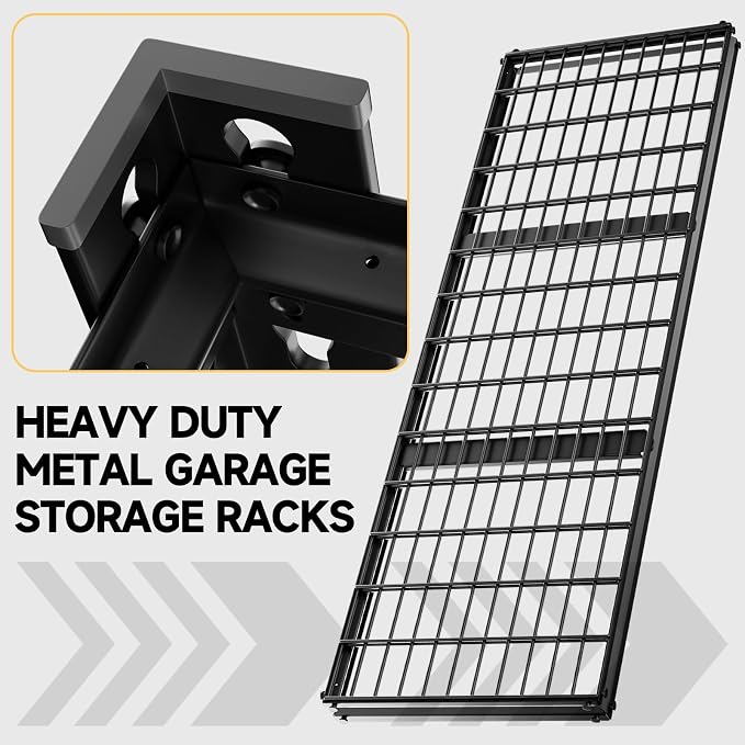 5-Tier 60" W X 20" D X 72" H Storage Shelves 2500LBS Metal Garage Shelving - Image 5