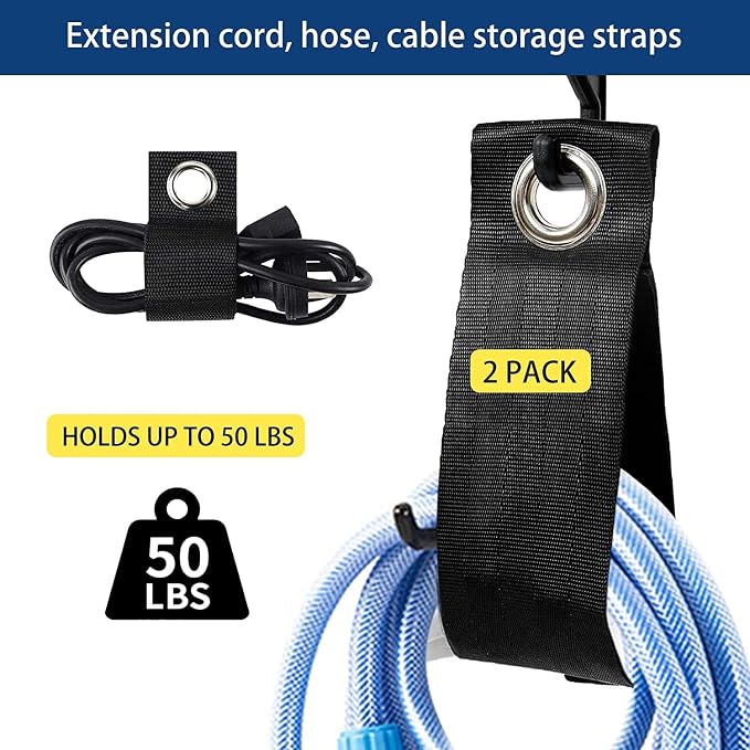 Wall Mount Tool Storage Rack, Garage Tool Organizer Wall Mounted Storage System - Image 4