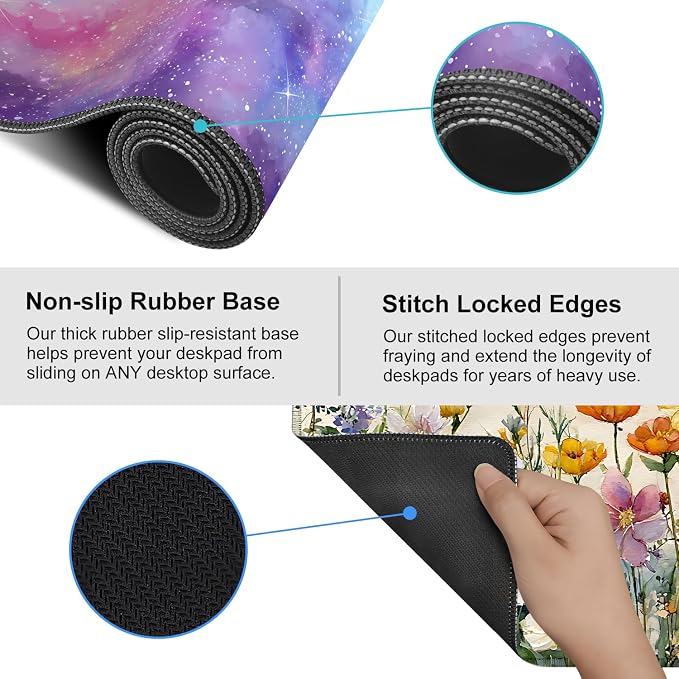 Galaxy Mouse Pad Large, Extended Gaming Desk Mat – 335.43 x 15.75 in – - Image 6