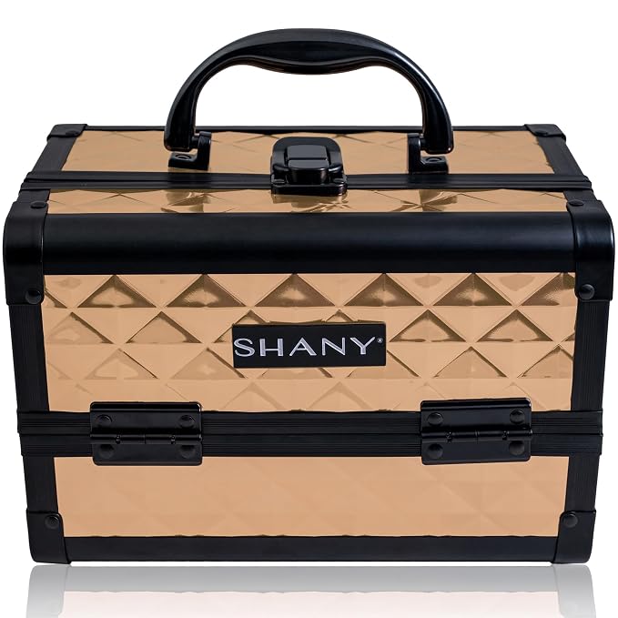 SHANY Chic Makeup Train Case Cosmetic Box Portable Makeup Case Cosmetics Beauty - Image 6