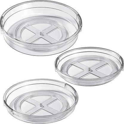 LAMU 3 Pack Lazy Susan Organizer Turntable - Image 8