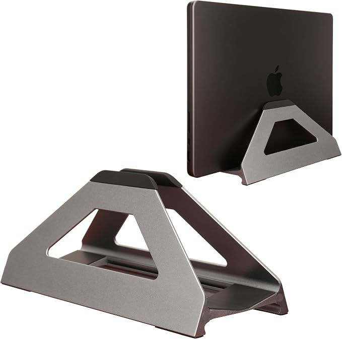 Vertical Laptop Stand, Space Saving Holder by Psitek
