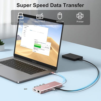 USB C Laptop Docking Station Dual Monitor HDMI - Image 5