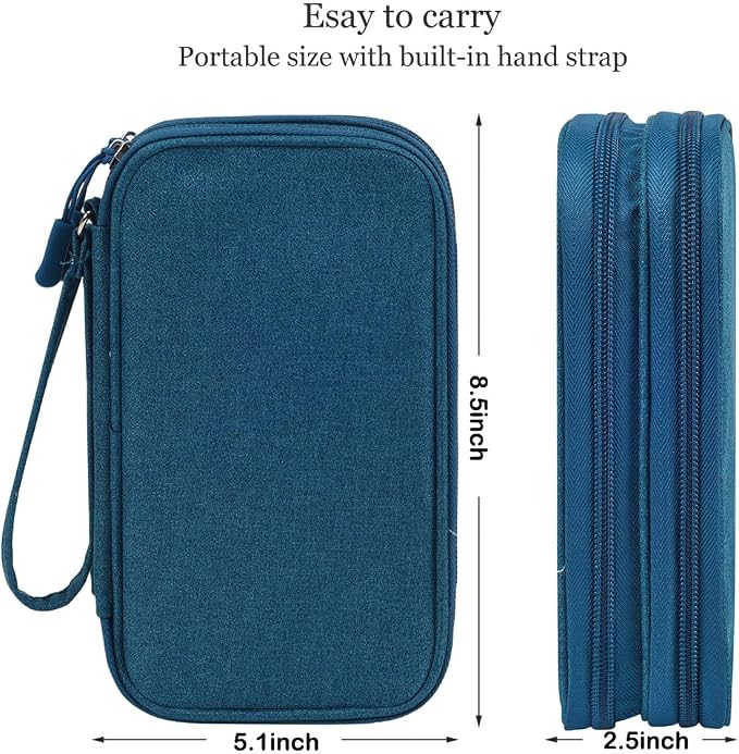 CAAORDKSO Travel Essentials Electronics Organizer Tech Pouch, Waterproof Cable - Image 4