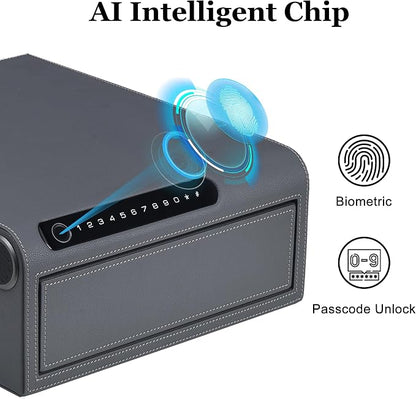 Jewelry Safe with Drawers，Biometric Fingerprint safe, Slide-Away Handgun Safe - Image 2