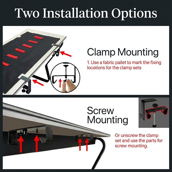 Under Desk Cable Management No Drill – 36" L x 6" W Cord Organizer, Upgraded - Image 6