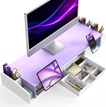 Simple Houseware Desk Dual Monitor Stand Riser - Image 2