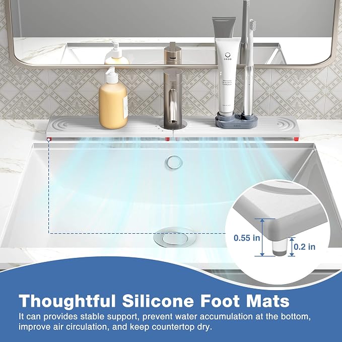 DK177 Diatomite Fast Drying Faucet Mat - Image 6