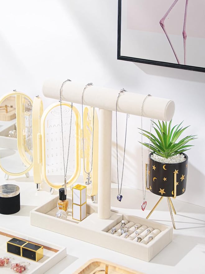 Multi-Use Jewelry Holder Stand, Necklace Bracelet Ring Organizer Stand - Image 3