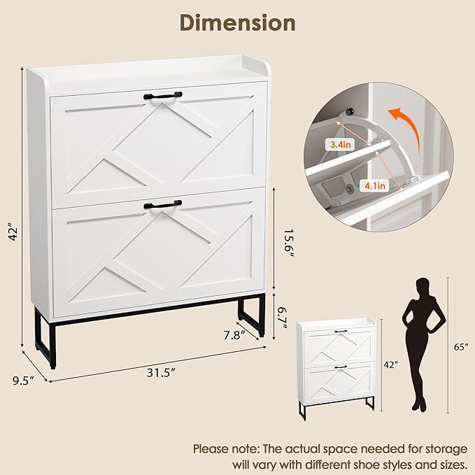 Nicetree Shoe Storage Cabinet - Image 2