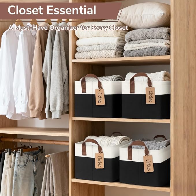CHICVITA 4 Pack Storage Baskets - Image 2