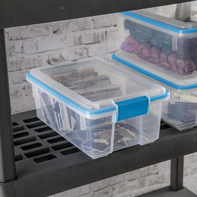 Sterilite 6-Pack Gasket Box, Weather-Resistant Storage Bins - Image 5
