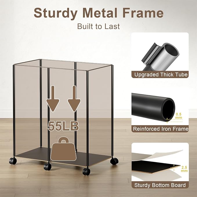 140L Double Laundry Hamper - Image 4