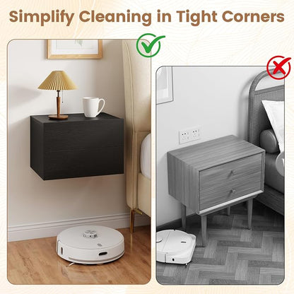 KOMFOTT Floating Nightstand, Wall Mounted Night Stand - Image 7