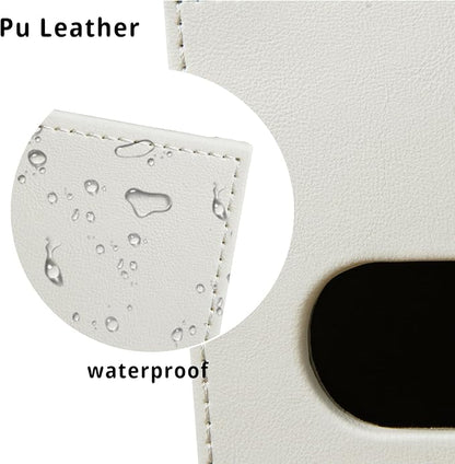 PU Leather Tissue Box Cover Square, Tissue Box Holder Organizer - Image 5