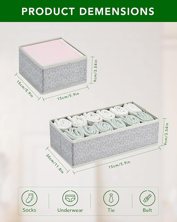 DIMJ Drawer Organizer Clothes Storage - Image 2