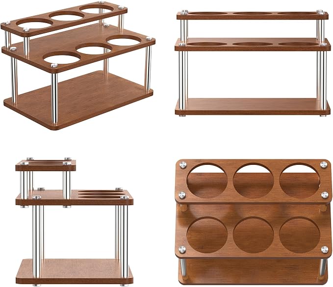 Coffee Syrup Organizer Rack, 2-Tier Coffee Syrup Stand Holder - Image 7