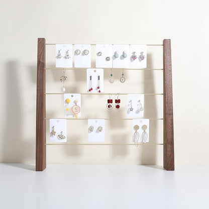 GemeShou 5 Tiers Walnut Earring display stands - Image 3
