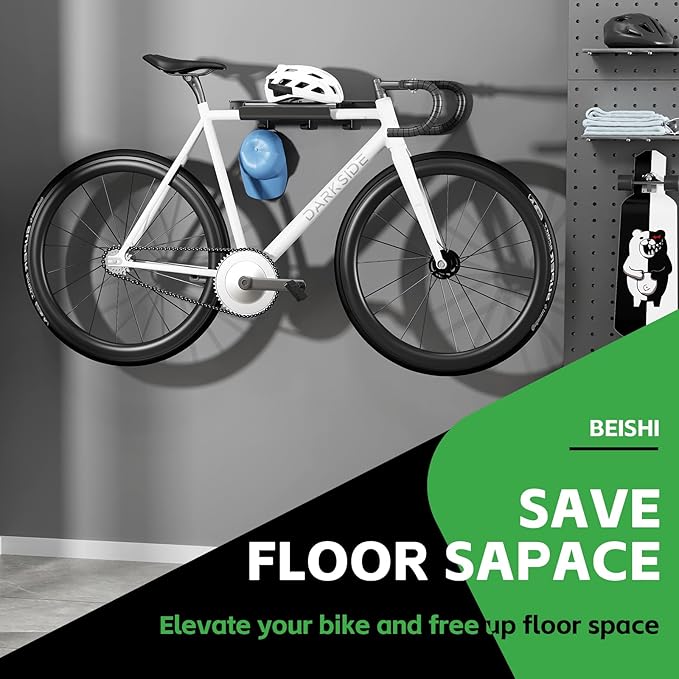 Bike Wall Mount Rack Indoor Bike Storage Garage Bike Rack Wall Mount - Image 2