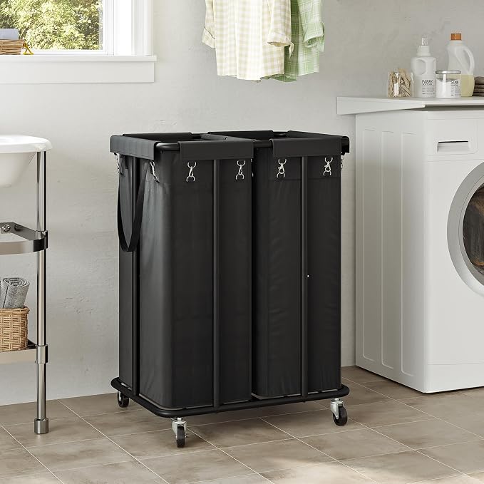 WOWLIVE Double Laundry Hamper - Image 2