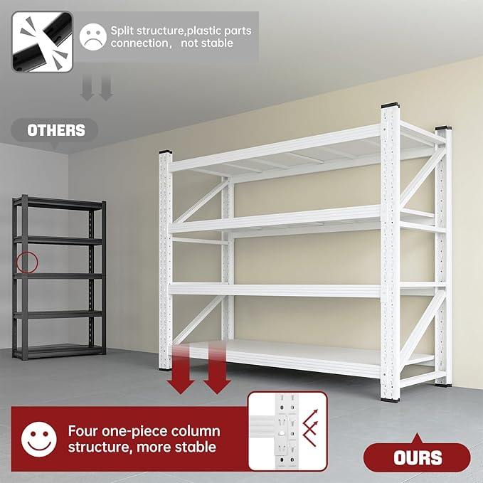 RAVIGIN 3000LBS Storage Shelves, Shelving Units Industrial Shelving - Image 6
