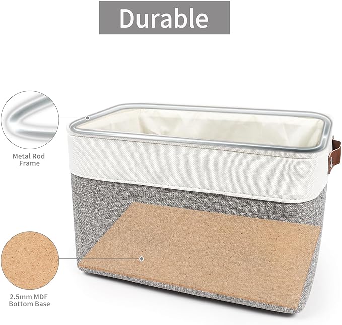 Storage Bins Large Fabric Storage Baskets - Image 4