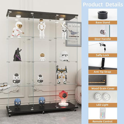 Beauty4U Glass Display Cabinet - Image 3