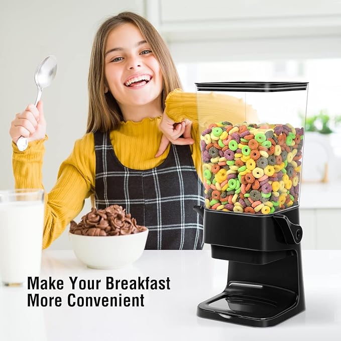 Cereal Dispenser Countertop Large Cereal Containers Storage Dispenser - Image 2