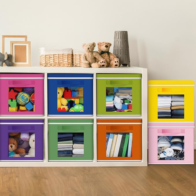 Threehoney 10 Pcs Fabric Storage Cubes - Image 2